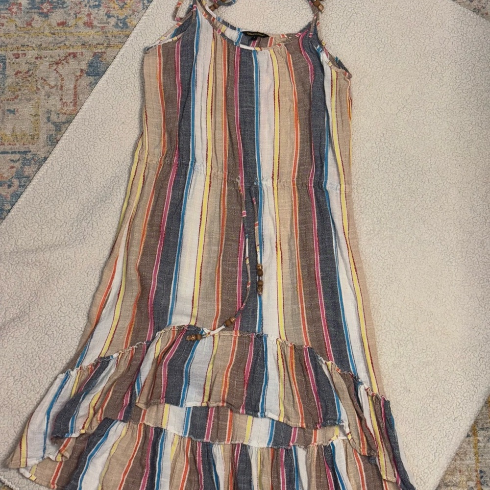 Striped Multicolor Kids Dress